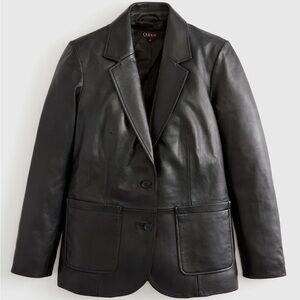 Quince 100% Leather Blazer